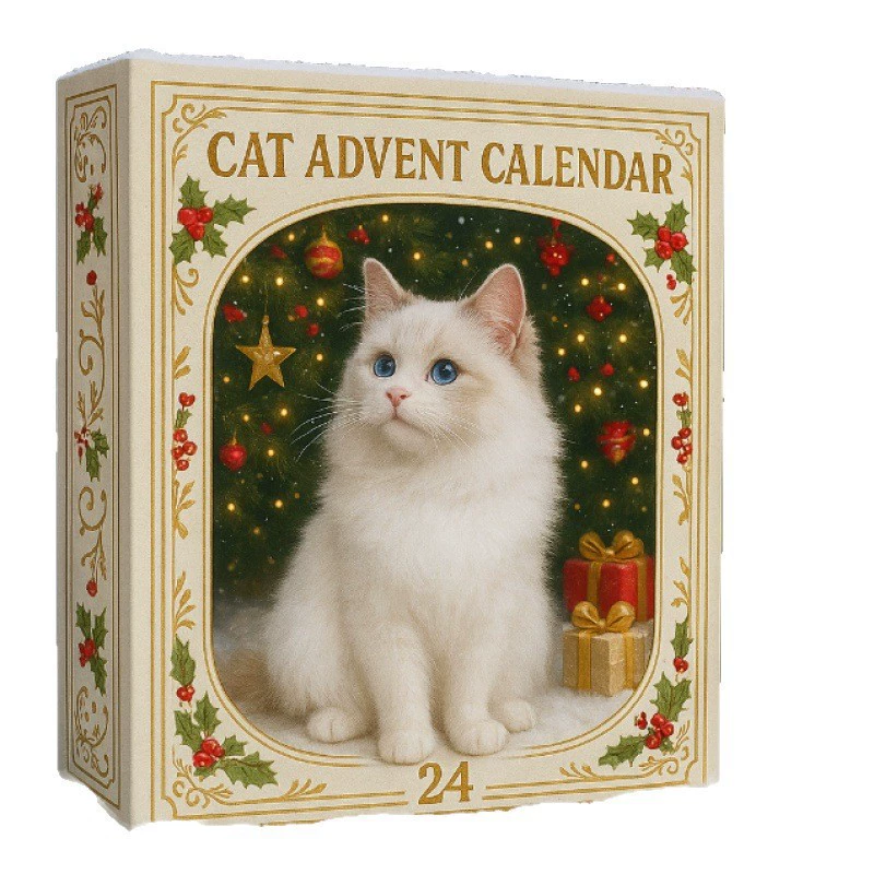 Кросс-бордер новый продукт Коты Любители Адвантовый календарь 2025 Кат Lovers Advent Calendar Blind Box