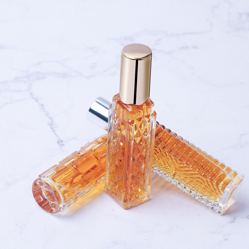 10ml botella de vidrio de perfume boquilla electroquímica de aluminio cosméticos sub-embalaje Botella vacía botella de spray de perfume Yiwu ventas directas de la fábrica