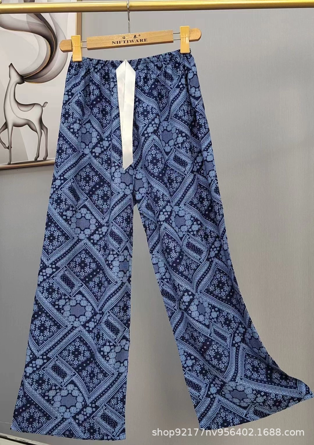 Summer trousers, thin pijama for leisure, Chinese style