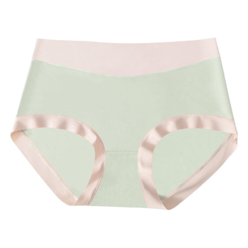 Dulce chica simple ropa interior modal suave elástica desnuda cintura alta vientre contrayendo cadera seda ropa interior antibacteriana