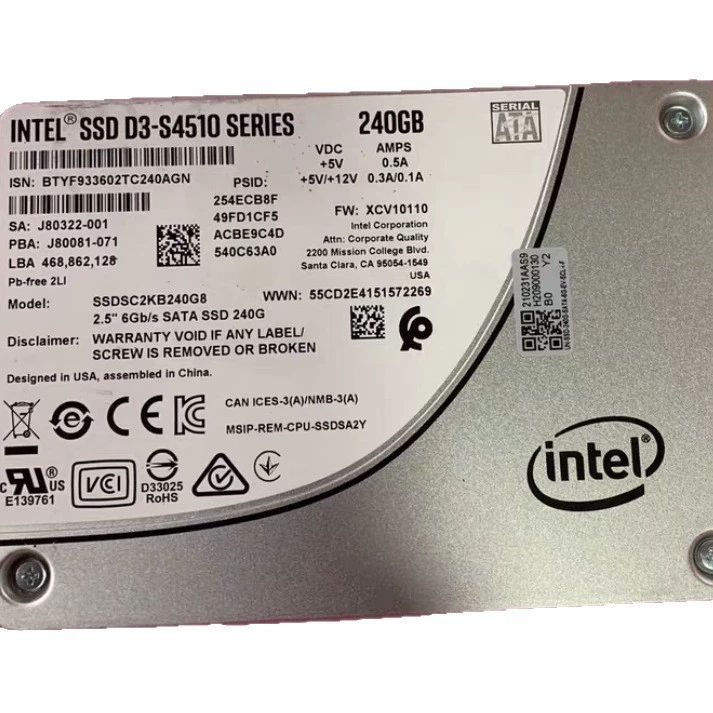 Твердотельный накопитель S4610 240 ГБ