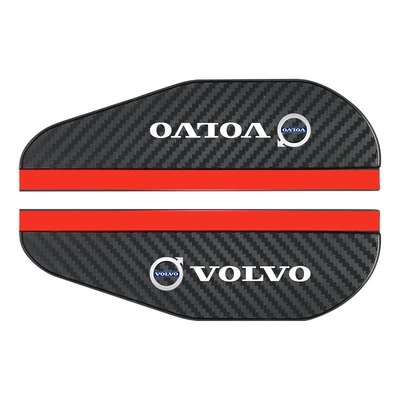 Rain Shield Universal Thickened Carbon — Rearview mirror rainproof sticker - rain-eyebrow-carbon-fiber-pattern-model-volvo-pair