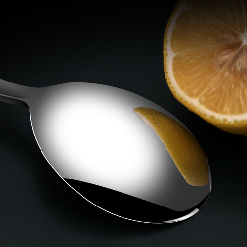 Spoon 304 stainless steel Korean style spoon high-end tableware household eating soup spoon thick stirring coffee spoon wholesale