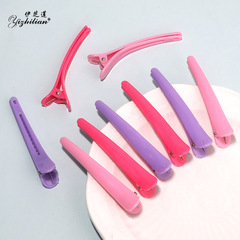 Izilin Hair Salon Duckbill Hair Clips, Salon Hair Cutting Clips, One-word Fringe Clips, Hairstyle Positioning Clips