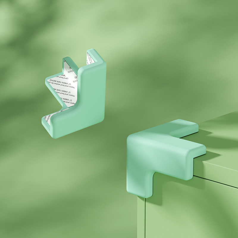 Animales transfronterizos Conejo Silicona Esquina de mesa Esquina de protección Esquina anticolisión Esquina anticolisión para niños Equipo de protección de seguridad para bebés