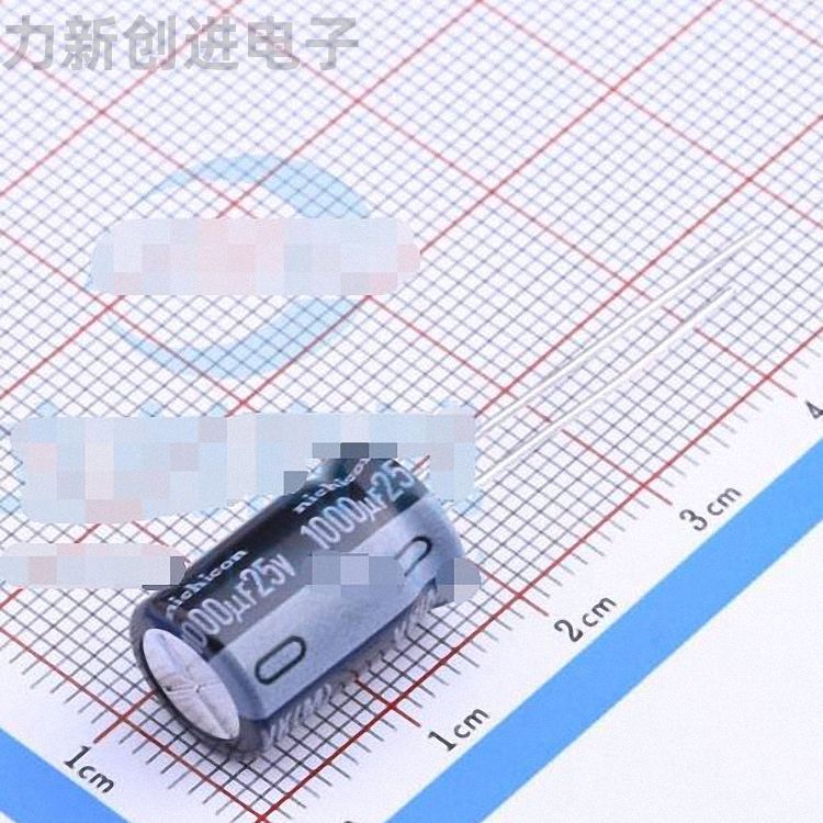 UVK1E102MPD描述1000uF 25V电解电容器