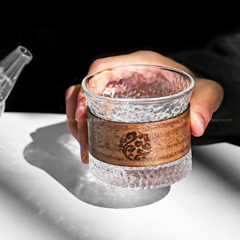 Chinese-Style High Borosilicate Glass Tea Cup Set of 6, High Temperature Resistant, High Aesthetic Value, Household Master-Grade Tea Cups for Kung Fu Tea Chinese-Style High Borosilicate Glass Tea Cup Set of 6, High Temperature Resistant, High Aesthetic Value, Household Master-Grade Tea Cups for Kung Fu Tea