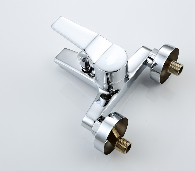 All-copper mixed water valve, hot and cold water faucet, concealed bathroom three-switch, bathtub, shower head, double-opening set, shower faucet undefined