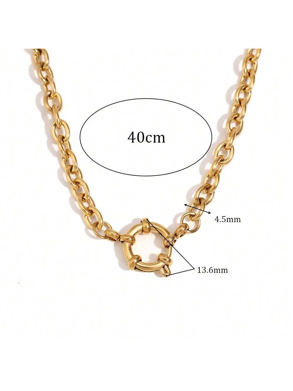 Women's Gender Wholesale Jewelry Lady Geometric 306 Stainless Steel Plating Necklace