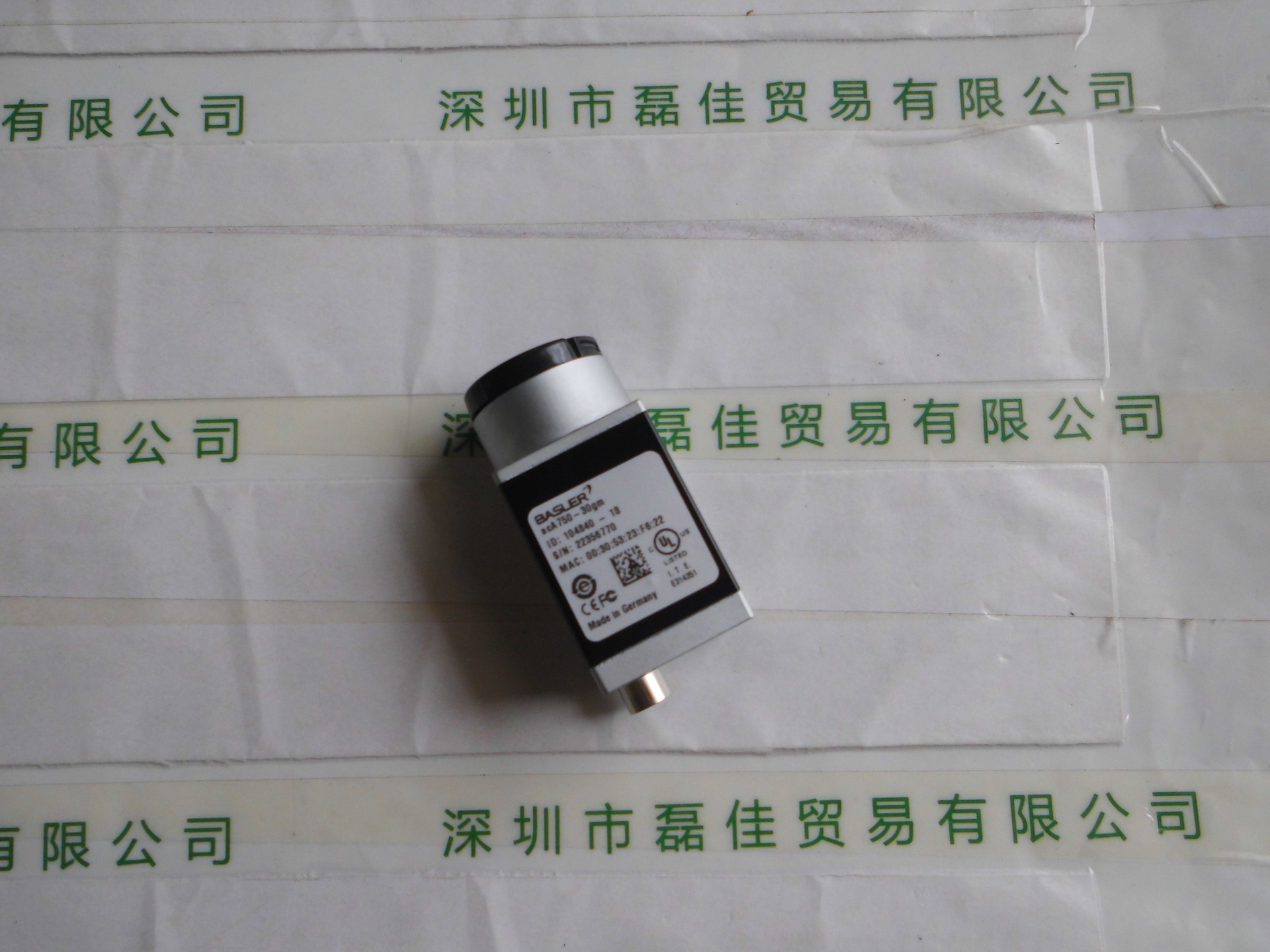 BASLER巴斯勒 工业相机 acA750-30gm