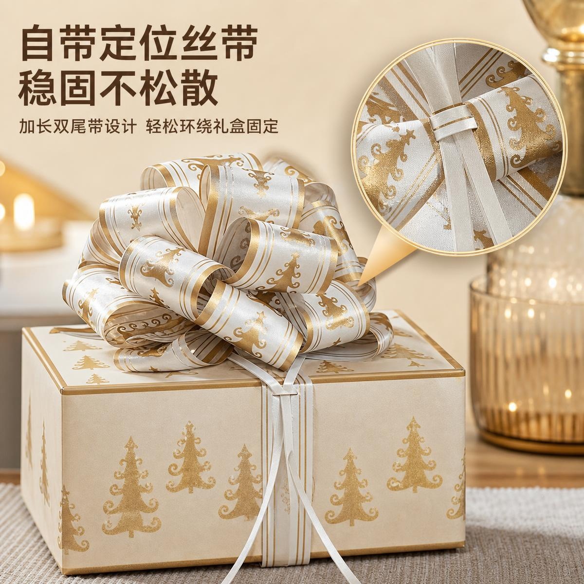 Set de decoración de Navidad combinación de diseño de atmósfera set de flores de botones hechas a mano set de flores de dibujo de mano