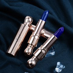 Blue Demoness Temperature-Change Lipstick, Transfer-Proof and Non-Fading, Hydrating, One Person, One Color, Base Makeup, Blue Rose Lip Balm