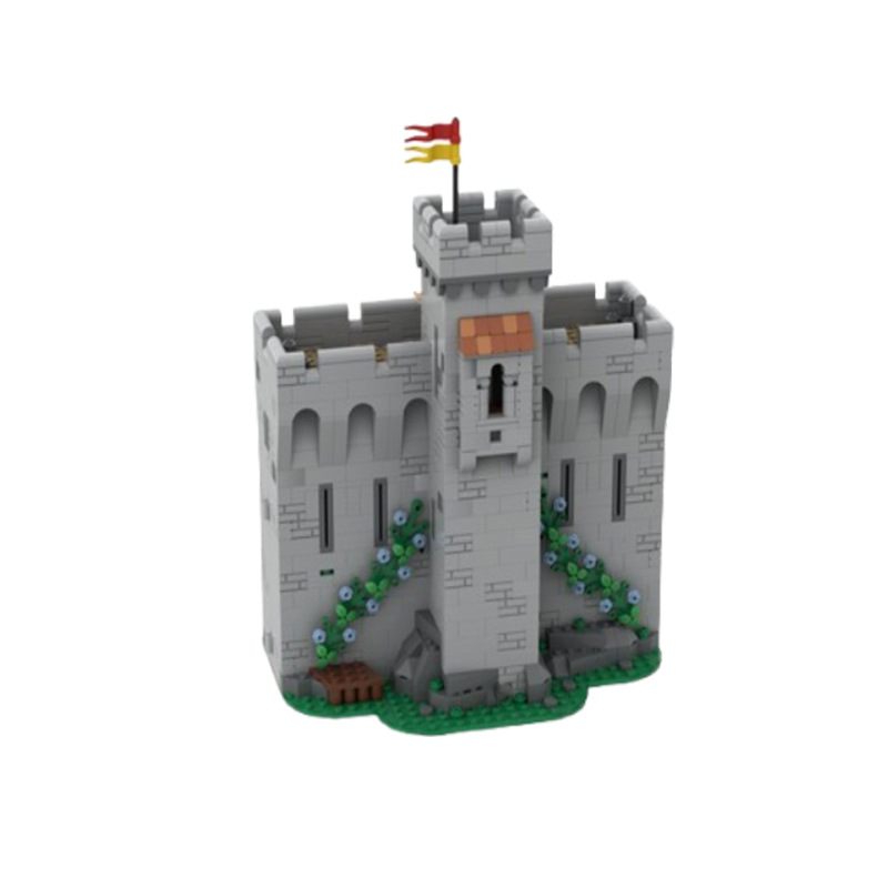 Castle Building Blocks Set - Modular Model For Creative Play_voghion.com