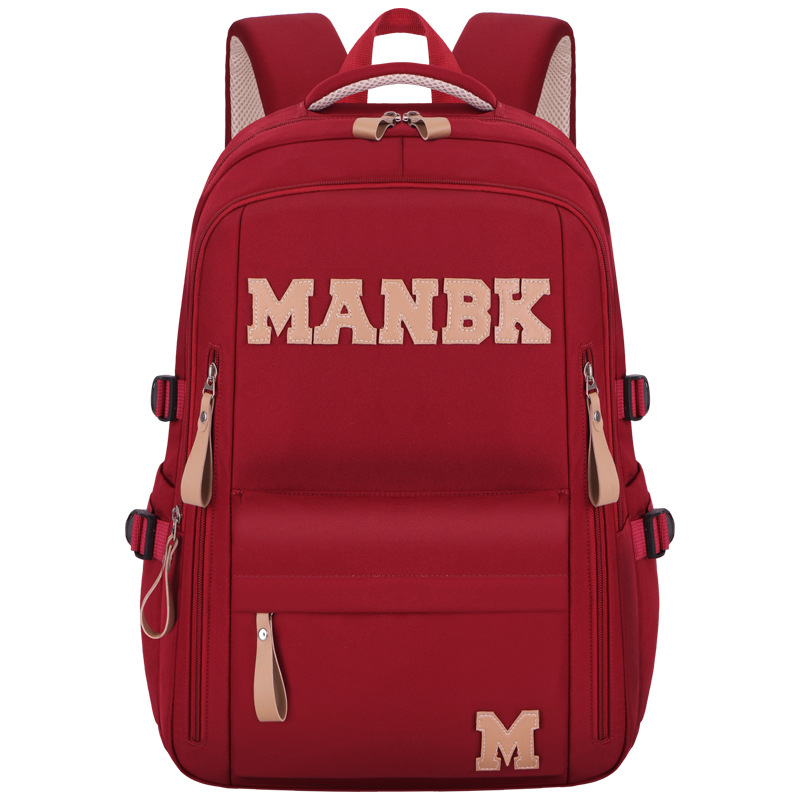 26 nuevos estudiantes de secundaria baja mochila de gran capacidad de transporte ligero de viaje de alta edad mochila de hombro para hombres y mujeres