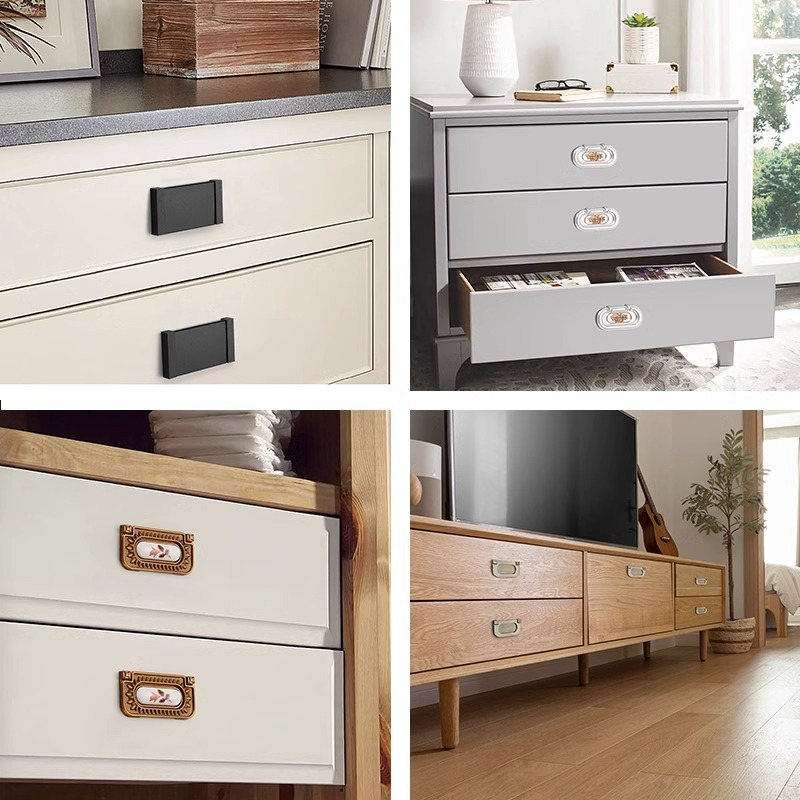 Invisible cajón moderno simple ámbar blanco marfil oculto armario puerta manija solo agujero al por mayor pequeña manija