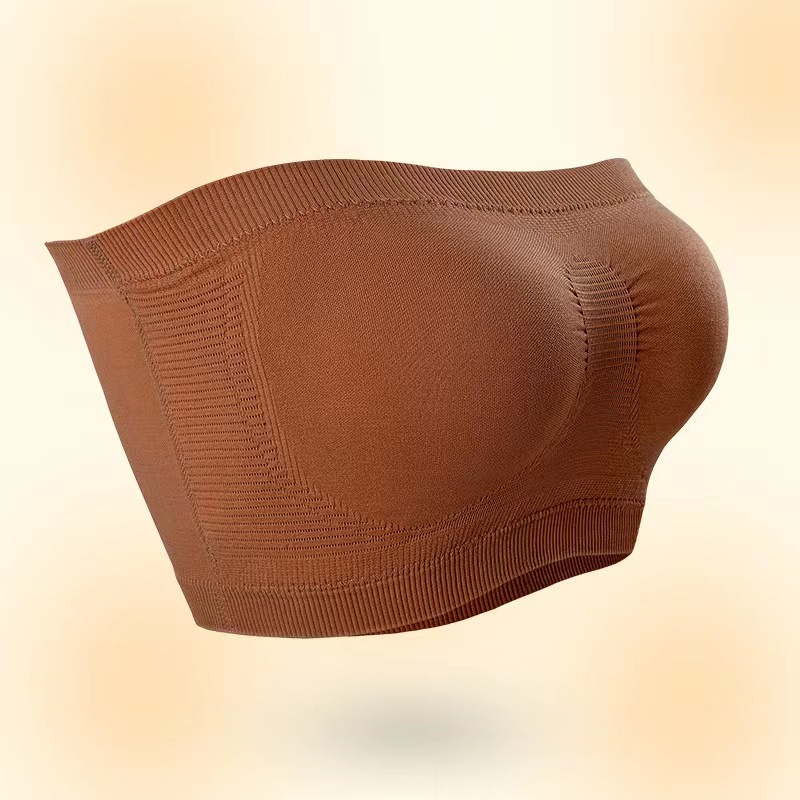 El Comercio exterior transfronterizo nuevo pecho envuelto sin tirantes de una palabra sin anillo de acero almohadilla interior desmontable pecho envuelto sin costuras de las mujeres europeas y americanas