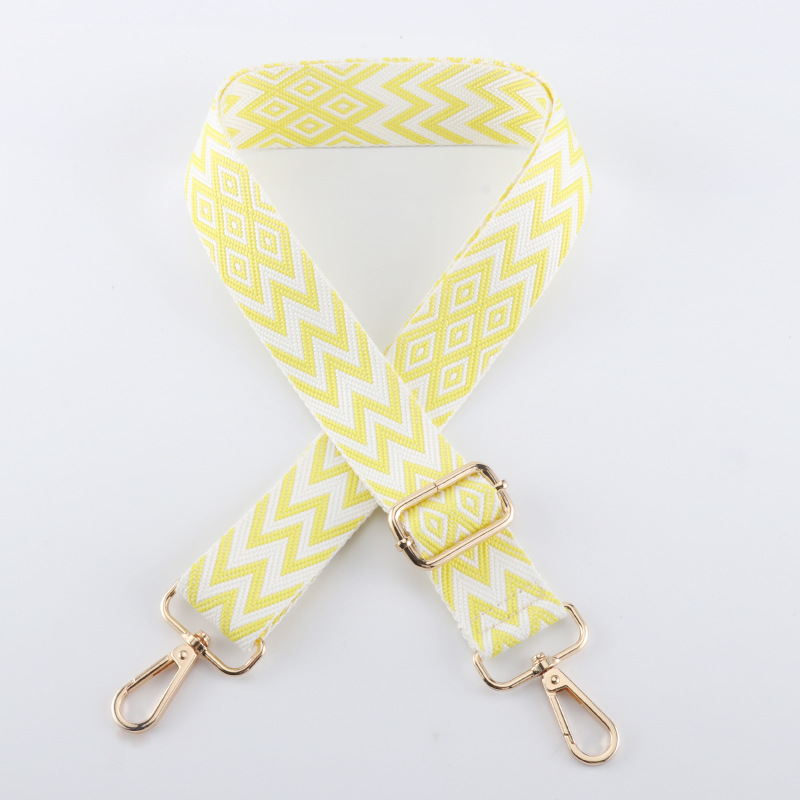 Polyester Geometric Bag Strap display picture 4