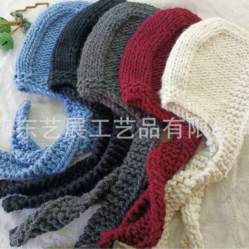 South Korea East Gate with Balaclava Hat Autumn and Winter Neck Warm Baotou Wool Hat Shawl 2024 New South Korea East Gate with Balaclava Hat Autumn and Winter Neck Warm Baotou Wool Hat Shawl 2024 New