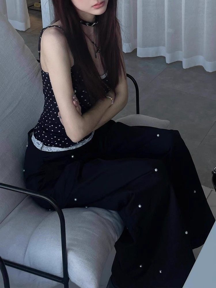 波点キャミソール女性の夏の新型デザイン感が小さいです。