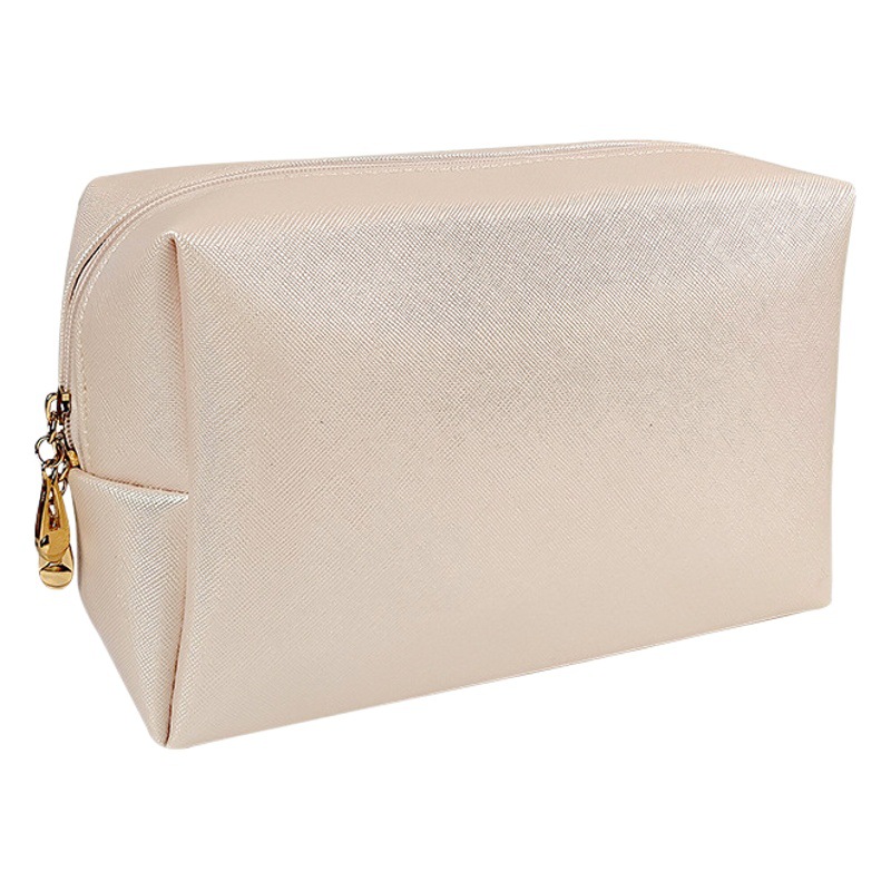 Comercio exterior popular PU trompetista bolsa de cosméticos portátil de viaje de las mujeres bolsa de lavado bolsa de almacenamiento de cosméticos al por mayor