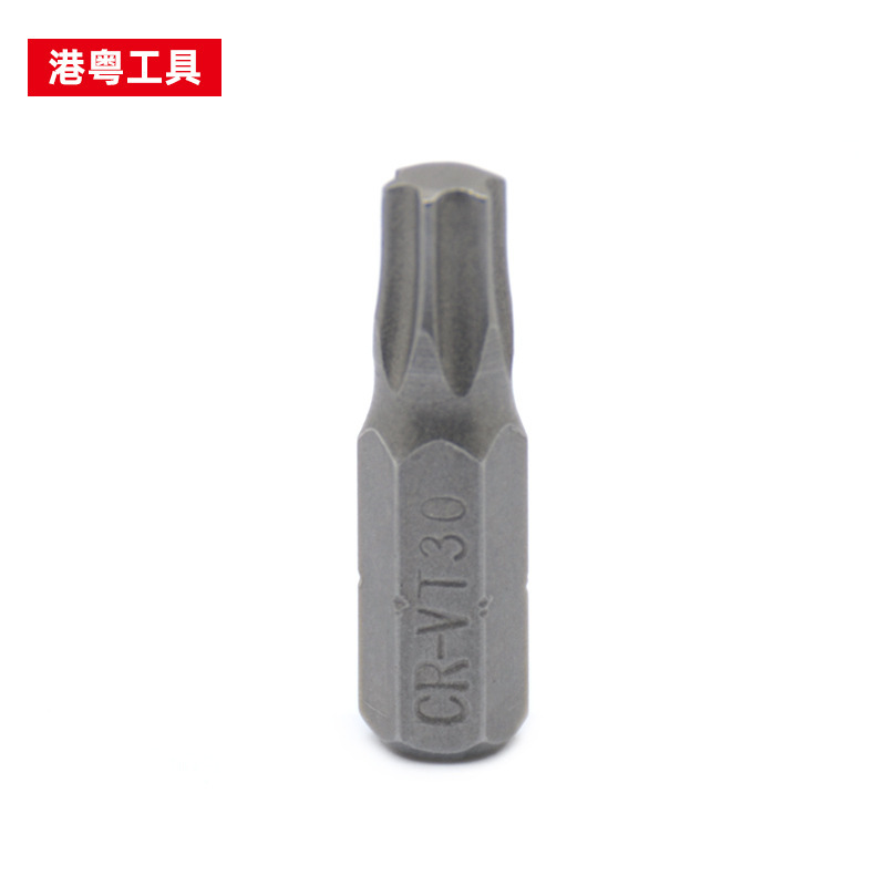 25mmC-RV シングルヘッド梅花T8-T40電動ドライバー用交換式ビット|undefined
