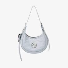 GL箭头新月包褶皱意大利小众设计轻奢女包hobo高级单肩斜挎腋下包