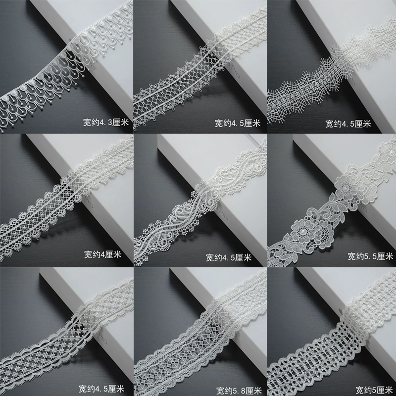 , Экспортное качество водорастворимое кружево аксессуары ювелирные изделия одежда ручной работы diy декоративное платье материал белый