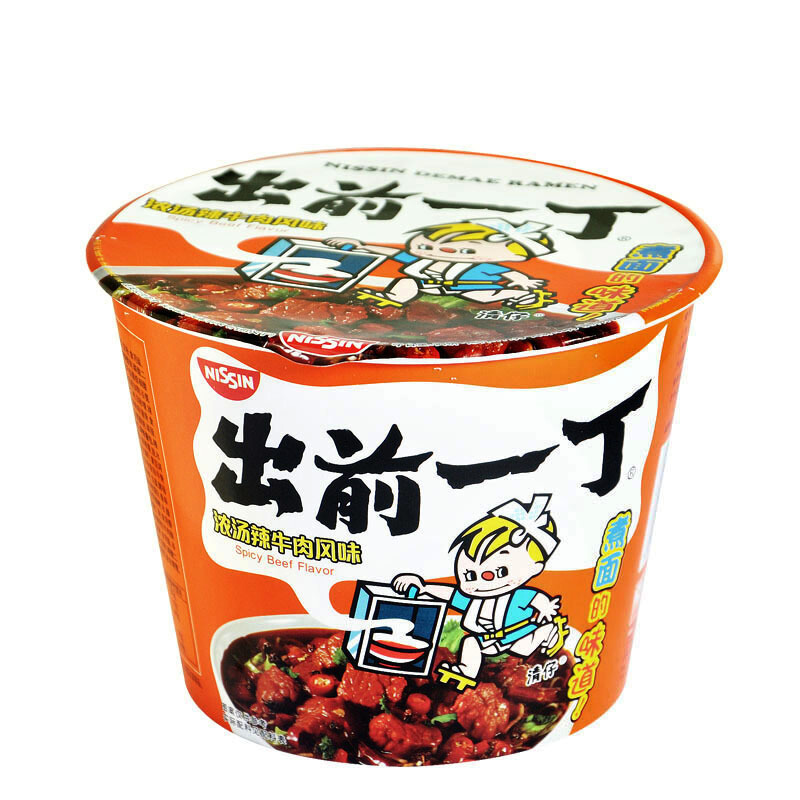 Nissin Demae Itcho [Spicy Beef in Rich Soup] 111g (single barrel)