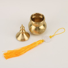 Wholesale brass fire dragon bottle for kitchen northwest corner, used for fire extinguishing, heaven gate Qian position, home decoration and craft item