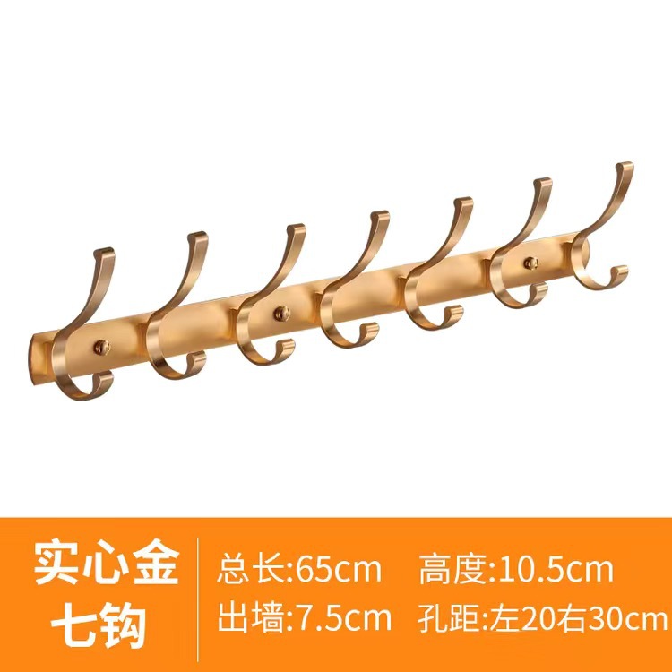 Oro macizo 7 ganchos