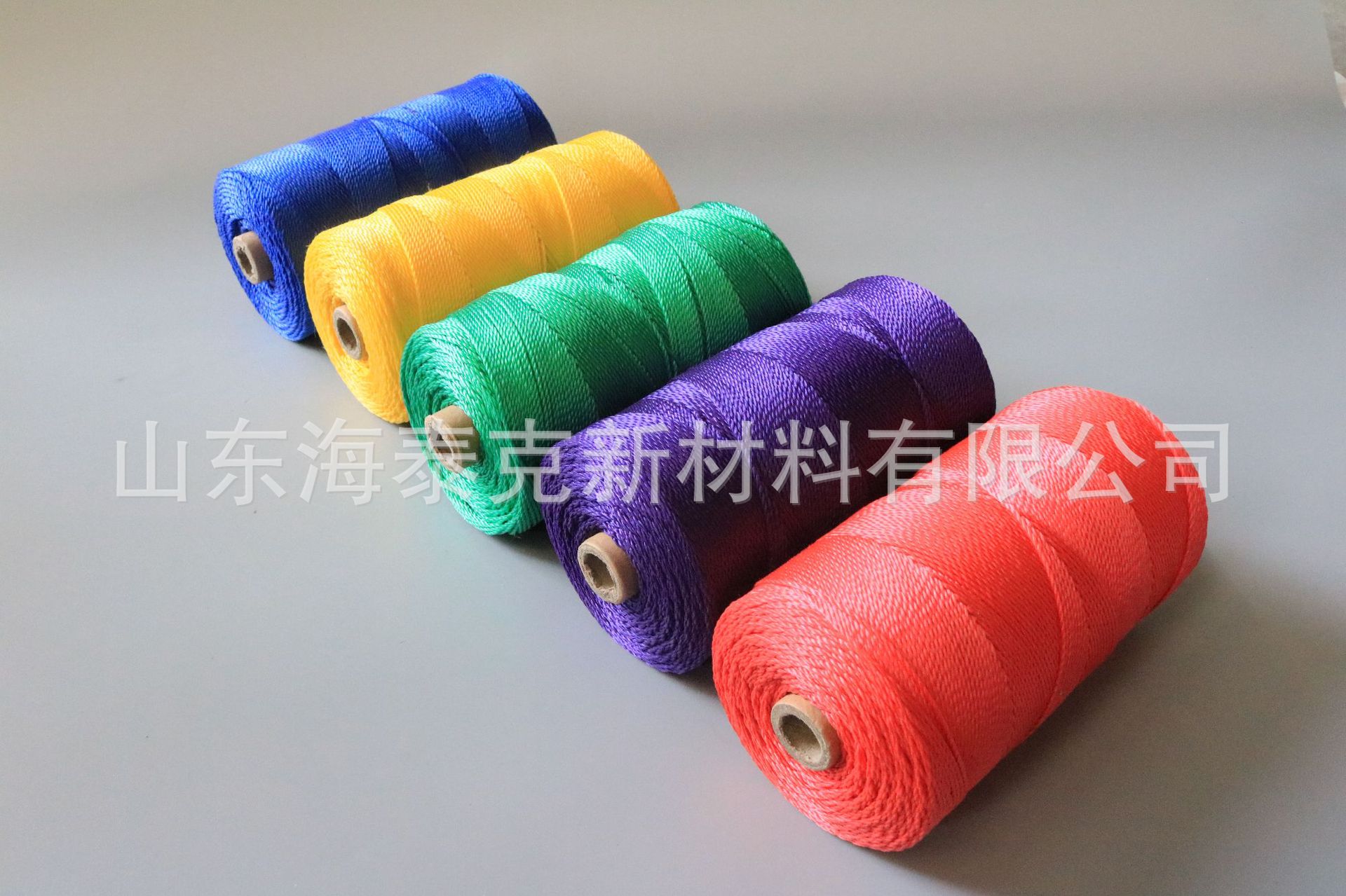 厂家供应1mm-3mm4寸6寸打轴 尼龙 丙纶 涤纶三股泥瓦捆扎建筑线