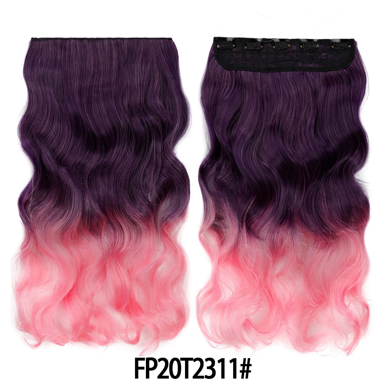 12 Deep purple gradient fat powder rolls