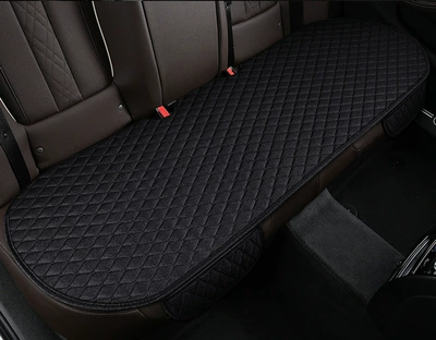 Three-Piece Seat Covers, Foreign Trade Manufacturers, Seat cushion, seat cover - black-single-piece-in-the-back-row