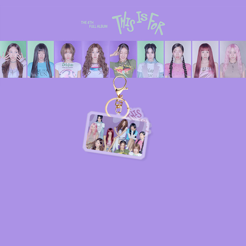 twice 新专辑 亚克力钥匙扣钥匙挂件 周边同款|undefined
