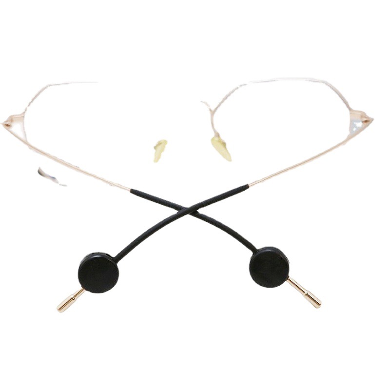 Glasses Silicone Anti-slip Ring Children's Ear Cover Frame Anti-slip Cover Ear Hook Glasses Accessories Ear Holders Round Allergic Cover