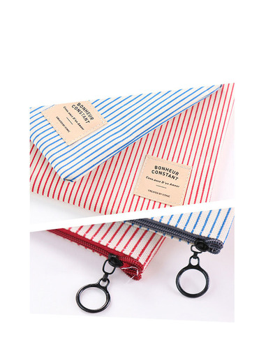 Japanese and Korean creative small coin purse female mini canvas art cartoon cute small fresh student coin bag zipper bag