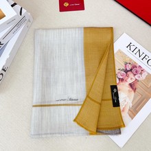 纯棉秋冬美拉德新款女士羊绒时尚围巾围脖200*100大披肩方巾休闲