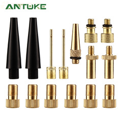 Bicycle Valve Adapter Set of 15 Bicycle Valve Kit Valve Adapters SV AV DV Bicycle Pump