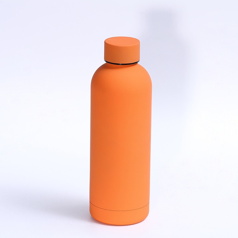 American 304 taza de acero inoxidable deportiva al aire libre gran capacidad botella de boca pequeña simple moda botella de cola de doble capa