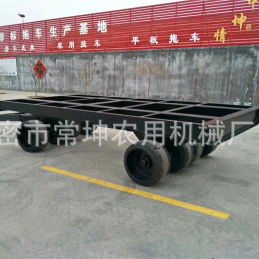 厂家供应   50吨框架拖车   叉车牵引拖车   重型设备运输车