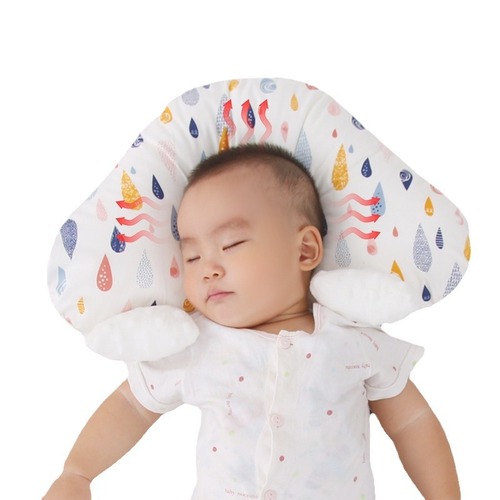 Newborn baby shaping pillow baby 0-3 years old children sleep security hug pillow comfort correct head tilt