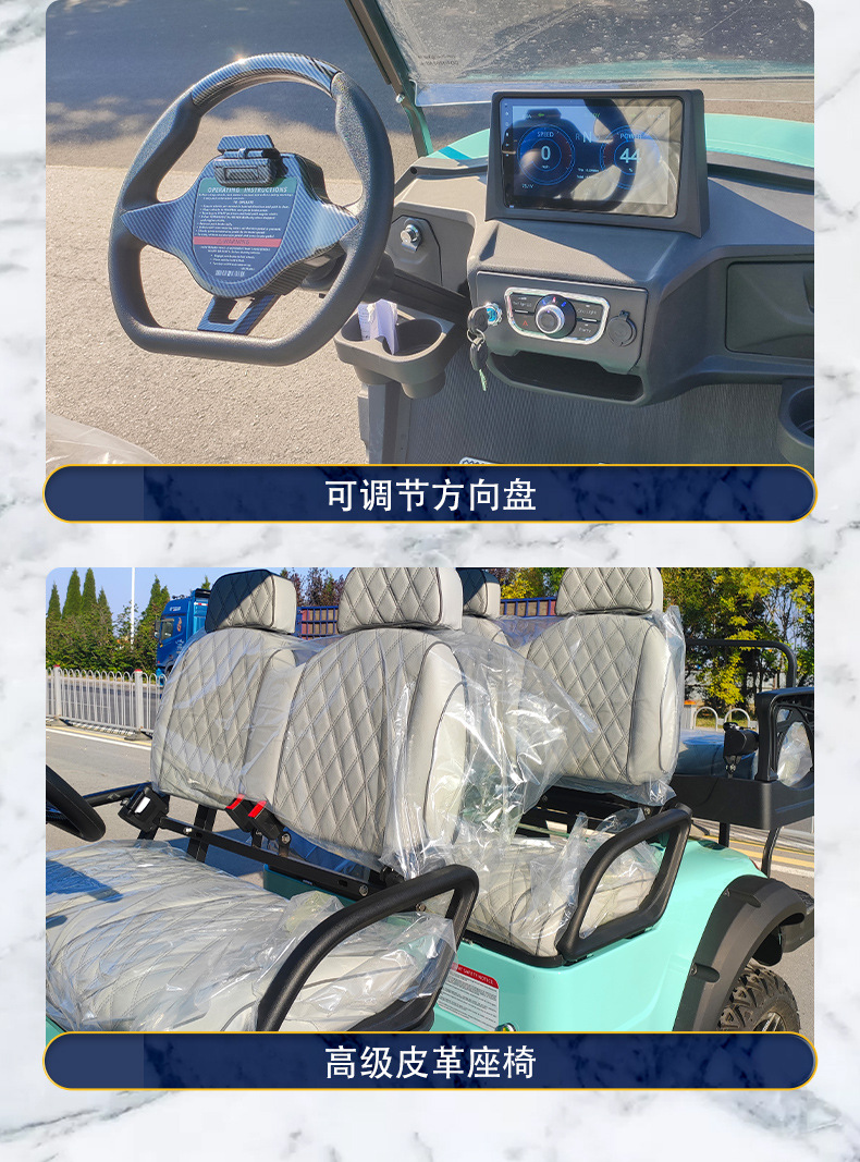 Kepler Electric Golf Cart New Model for Scenic Spots, Hotels, Tourism and Sightseeing, Electric Golf Cart Thailand