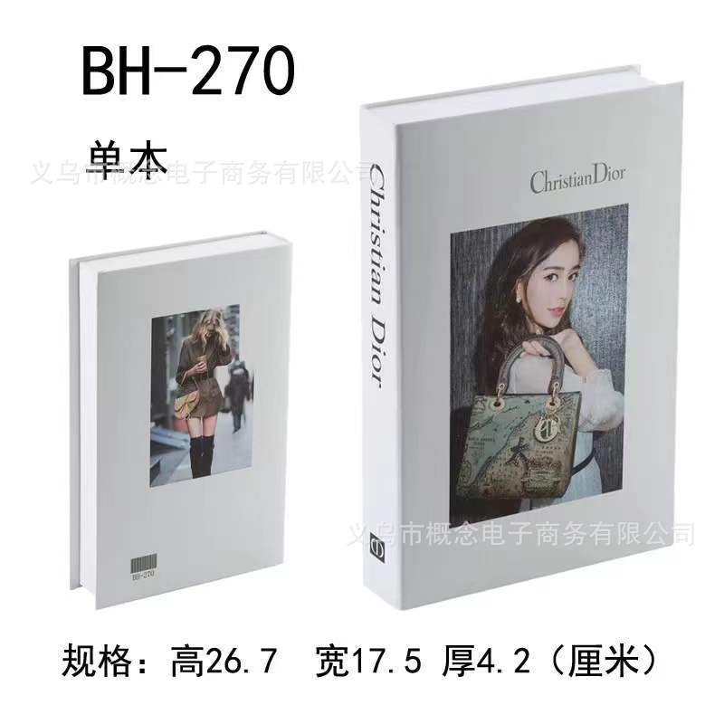 Nordic moderno libro falso plegable Inglés simulación libro accesorios de decoración libro Hotel hogar suave decoración libro