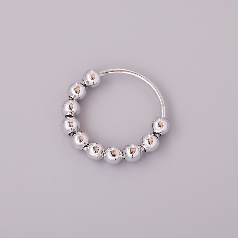 Nihaojewelry Fashion Rotatable Round Bead Ring Wholesale Jewelry display picture 14