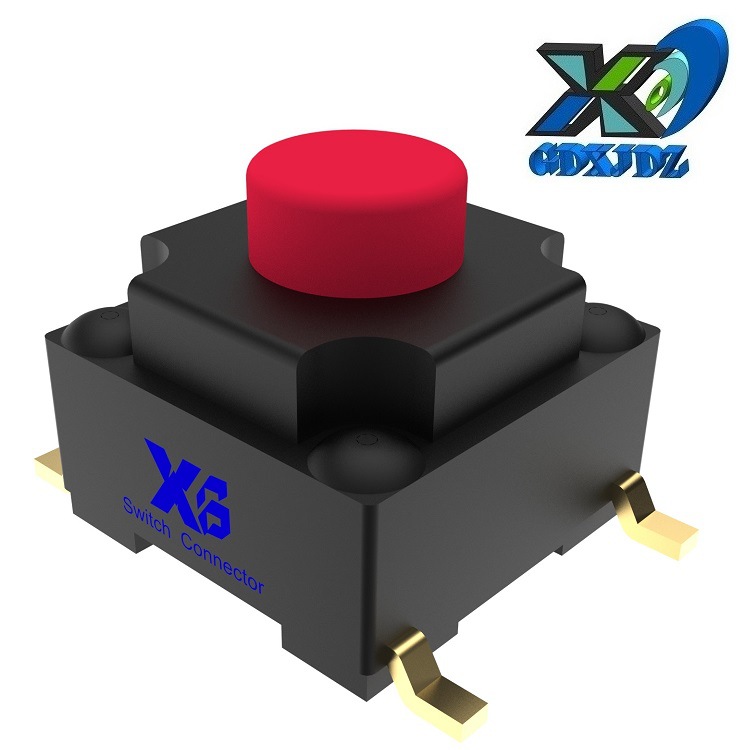 贴片按键开关6.2x6.2x5.5  鼠标防水轻触开关  鼠标贴片按钮开关