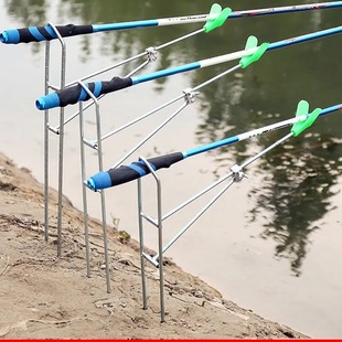Dual-Purpose Hand and Sea Fishing Rod Holder for Large Fish, Long Rod Casting Rod Holder, Multifunctional Fishing Platform Holder, Simple