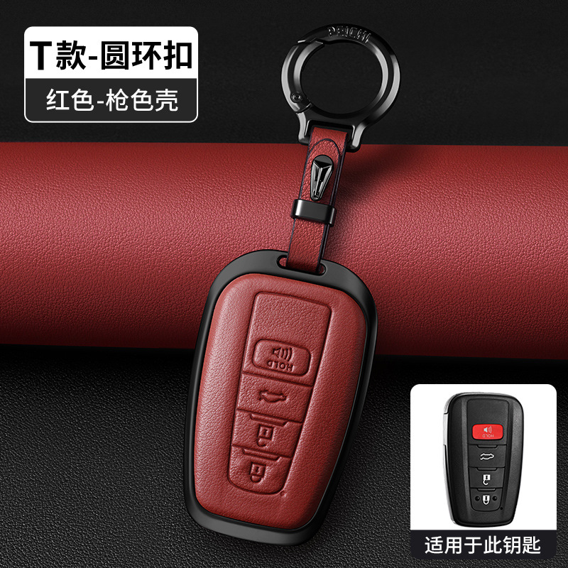 T 스타일 레드 [건 쉘 + 라운드 버클]