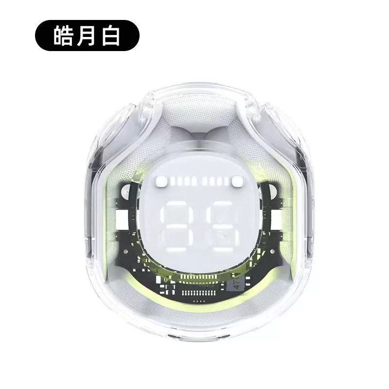 Новинка: прозрачные Bluetooth наушники-вставки с LED-индикацией, 2-е поколение шумоподавления, длительная батарея, 5 цветов