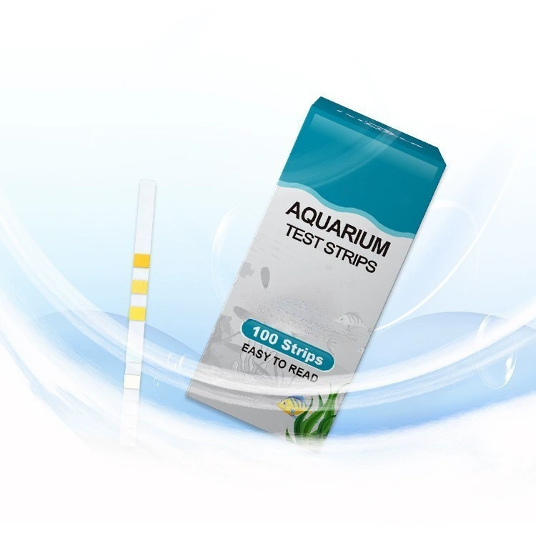 Амазонка Аквариум Тестовая бумага Тестовая полоска Аквариум 7in1 Качество воды твердость остаточный хлор нитрит кислоты щелочной ph