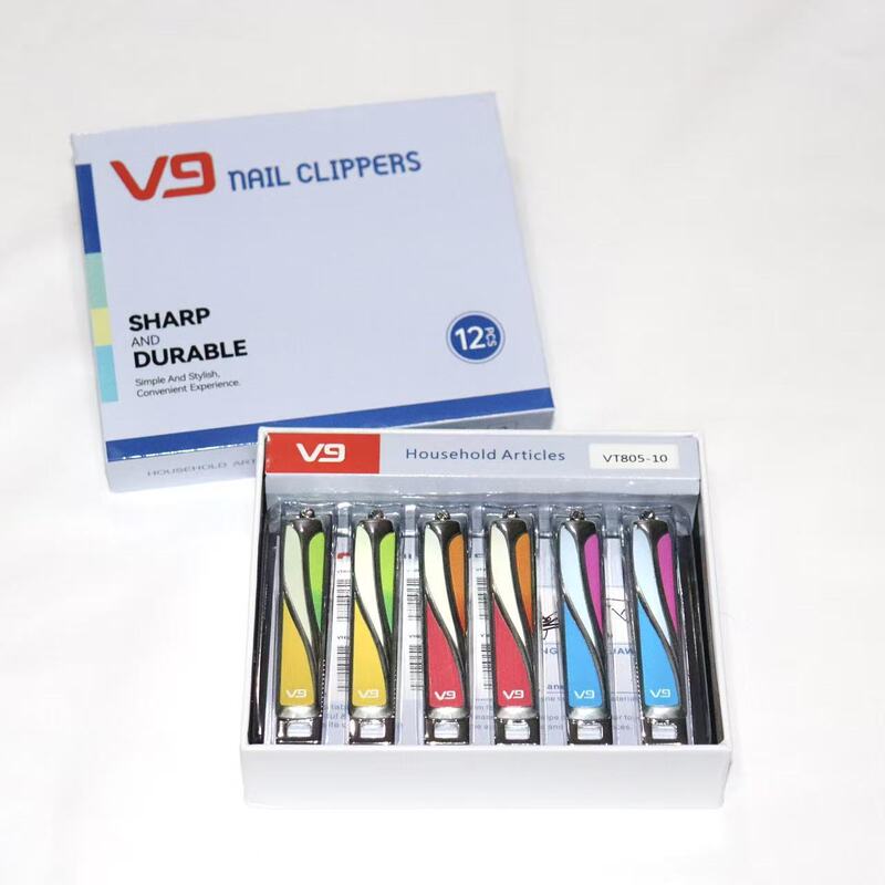 Jinda V9 Flat Mouth Vt805-10 Nail Clippers, Large and Small Nail Scissors, Household Manicure Tools, Carbon Steel